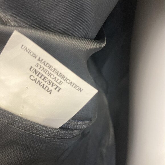 Victor International Loro Piana Zelander Wool Blazer Mens 46R Gray Blue Plaid - Picture 9 of 16